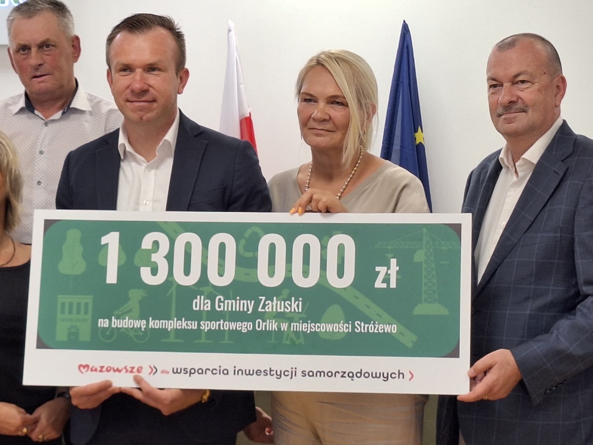 Orlik w Stróżewie i przedszkole w Sochocinie. Inwestycje ze wsparciem samorządu województwa